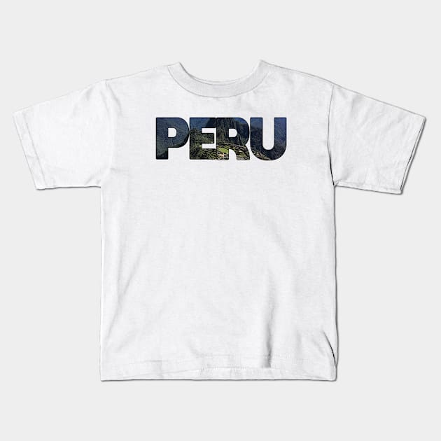 Peru - Machu Picchu _015 Kids T-Shirt by Tridaak